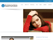 Tablet Screenshot of effectivediagnosis.org